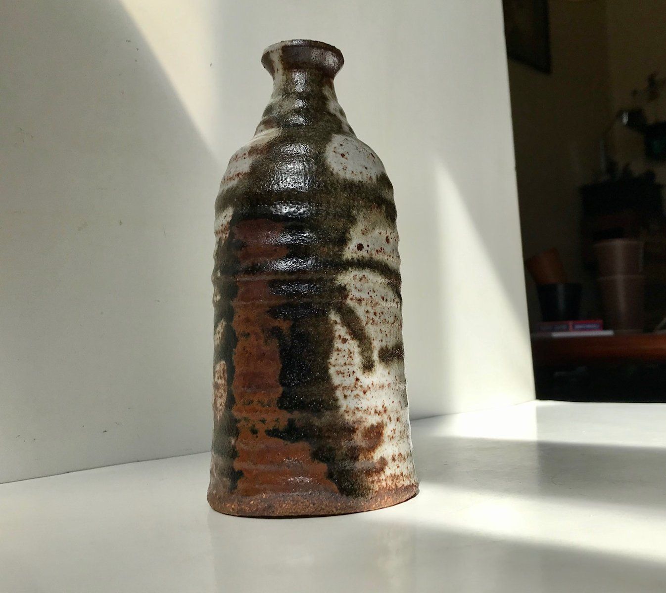Scandinavian Stoneware Vase, 1970s