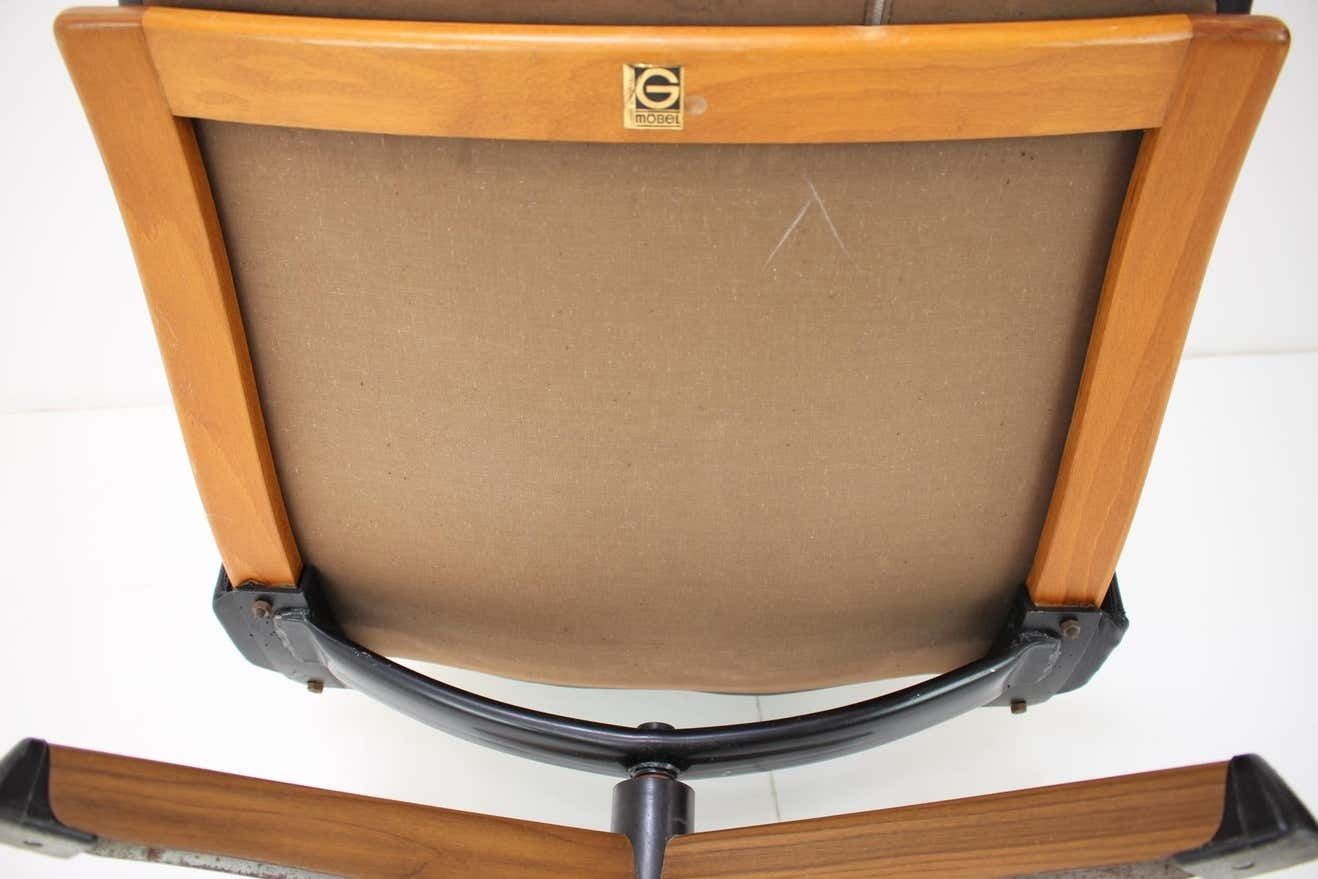 Furniture Mid Century Swivel Chair By Gote Mobler, 1960s photo