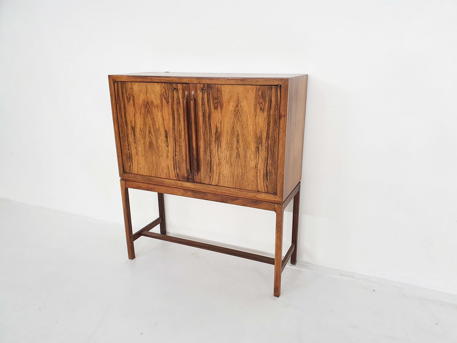 Rosewood Bar Cabinet By Torbjørn Afdal For Mellemstrands Møbelfabrik, Norway, 1960s photo for sale