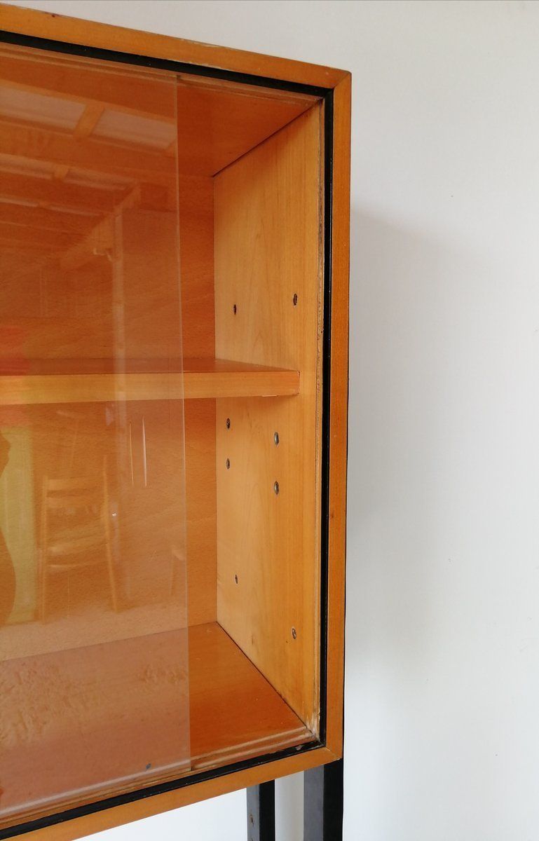 Meubels Mid Century Wandmeubel, Jaren 1970, Esdoorn photo