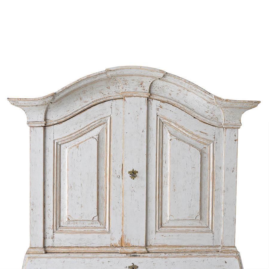 Period Swedish Two Part Secretary photo for sale