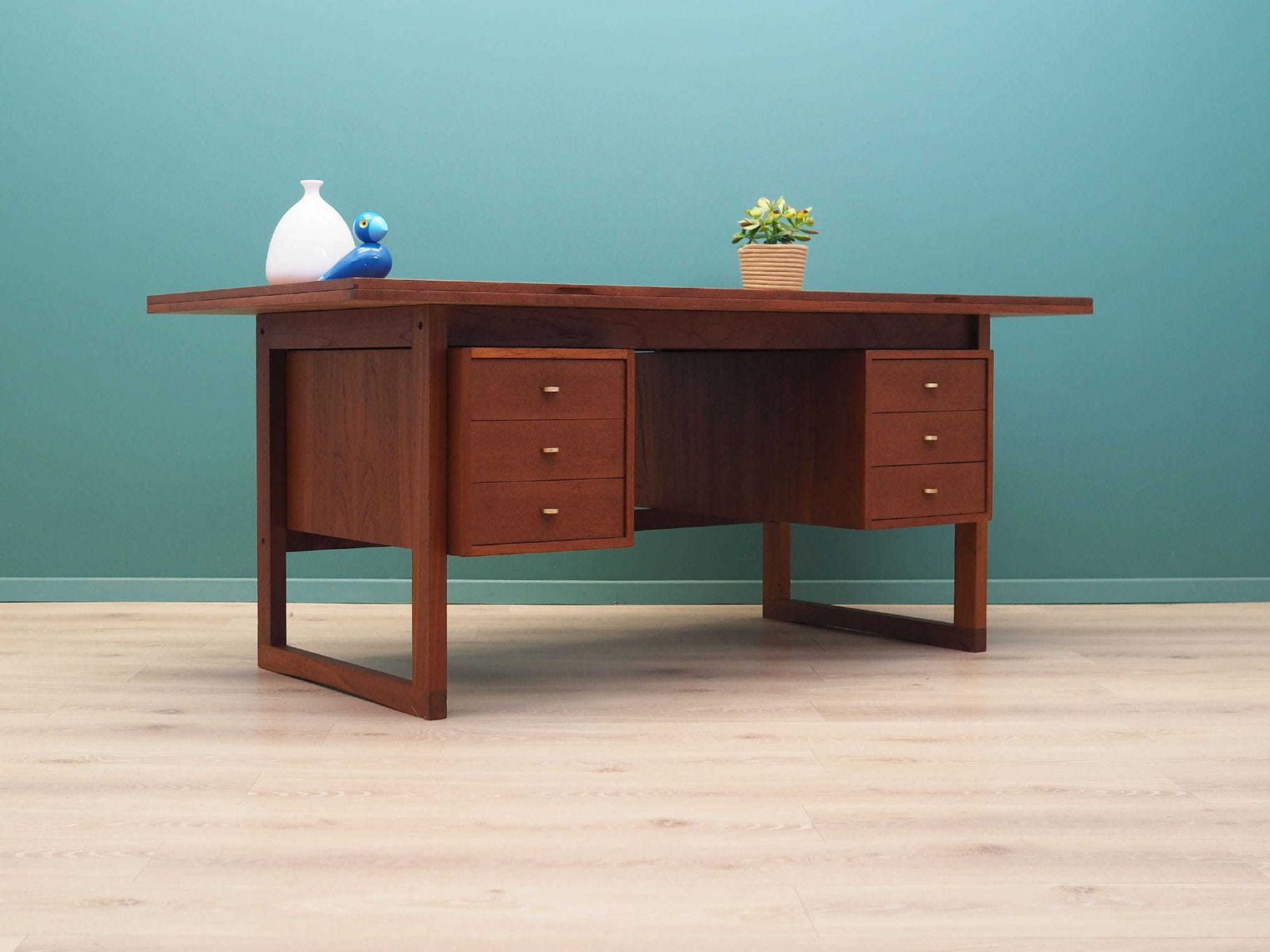 Teak Desk, Danish Design, 1970s, Made In Denmark photo 2859.0