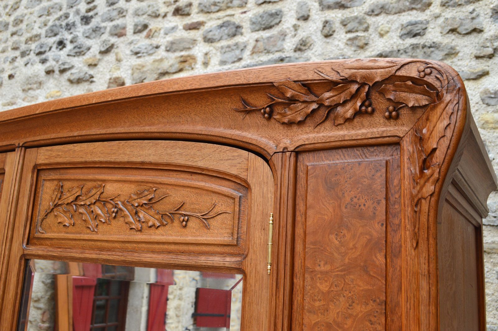 Art Nouveau Carved Bedroom Set, Attributed To Louis Majorelle photo vinterior