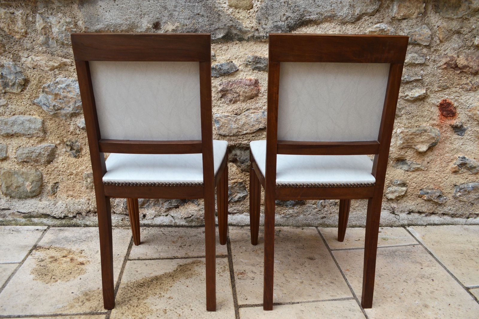 photo for sale French Art Deco Bedroom Set In Solid Carved Wood, Blooming Shrubs Theme