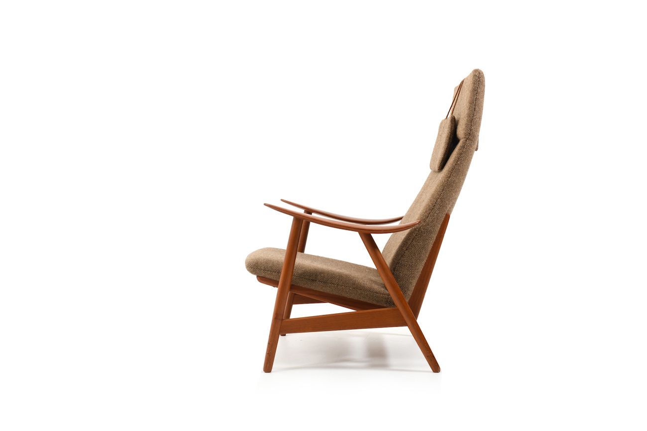 Mid Century Illum Wikkelsø Teak Lounge Chair photo for sale