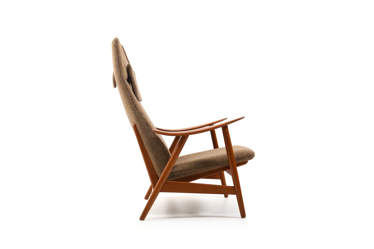 Mid Century Illum Wikkelsø Teak Lounge Chair photo vintage