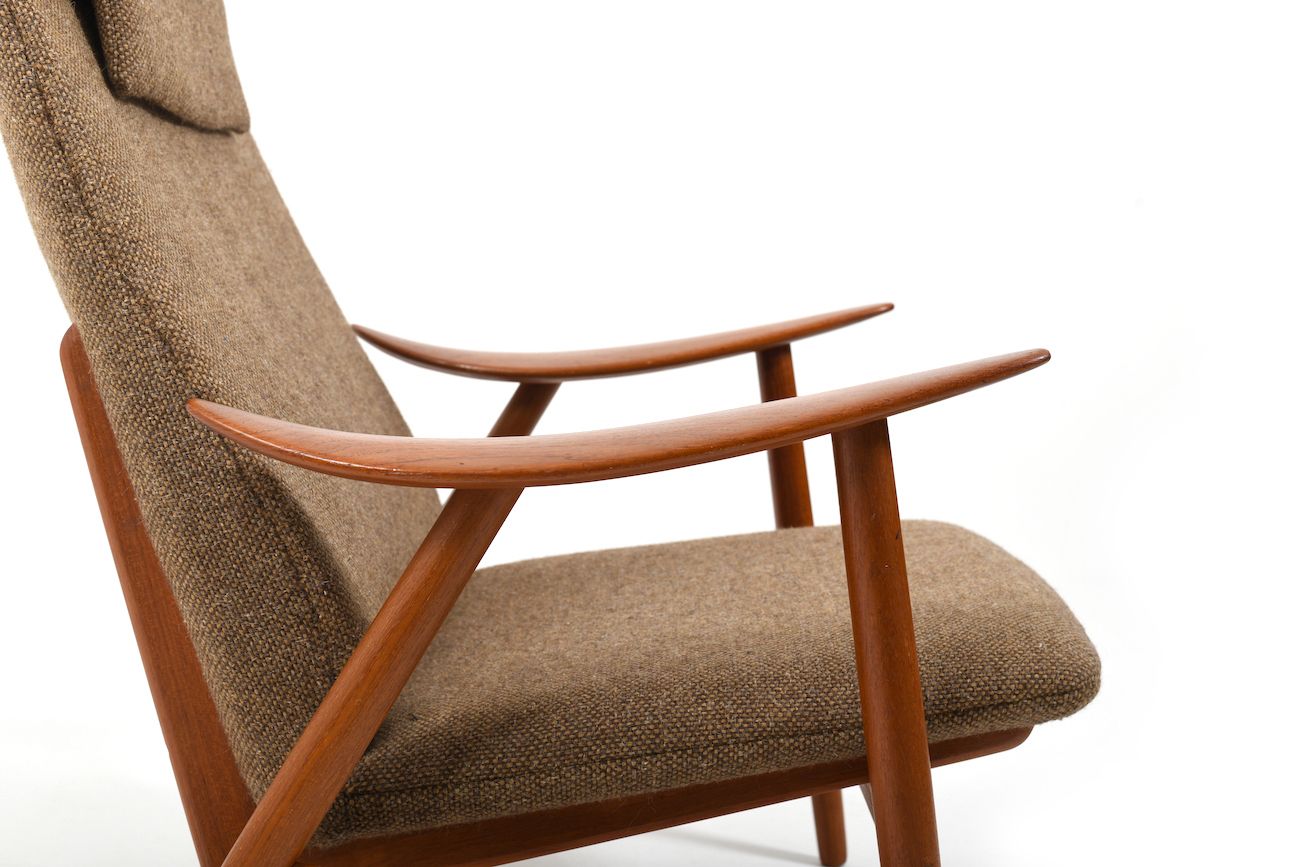 Furniture Mid Century Illum Wikkelsø Teak Lounge Chair photo