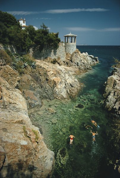 ' Swimming In Spain ' By Slim Aarons Oversized C Type