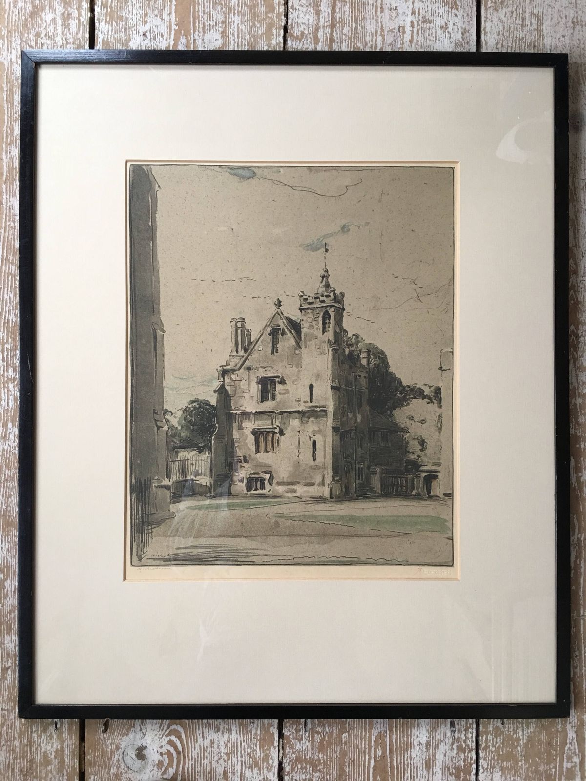 Sir William Nicholson (1872 1949) Lithograph Oxford Series For The Stafford Gallery