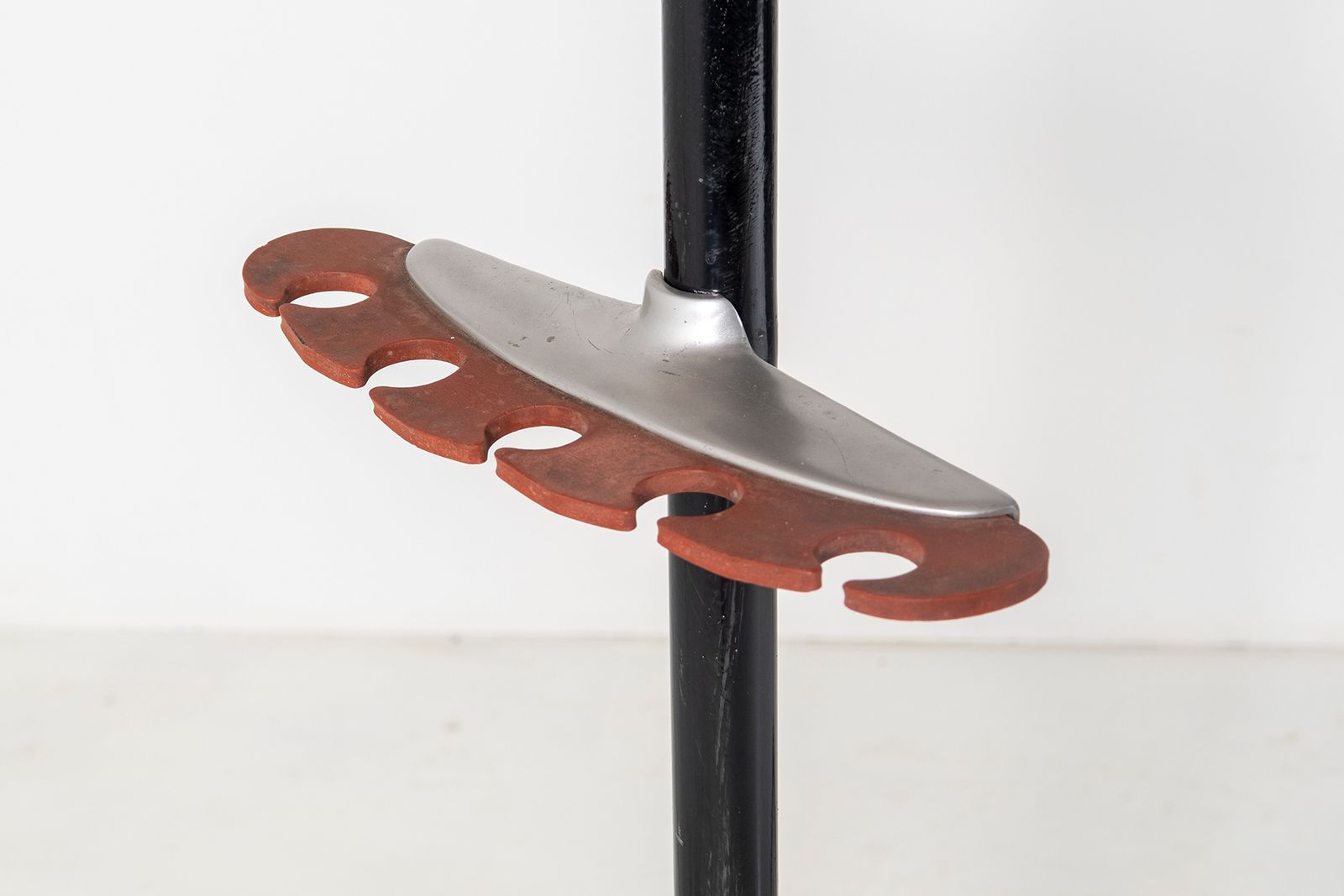An Original Mid Century Hat And Coat Luggage Rack Hall Stand Clothes Rail By R W Bamforth & Co photo for sale