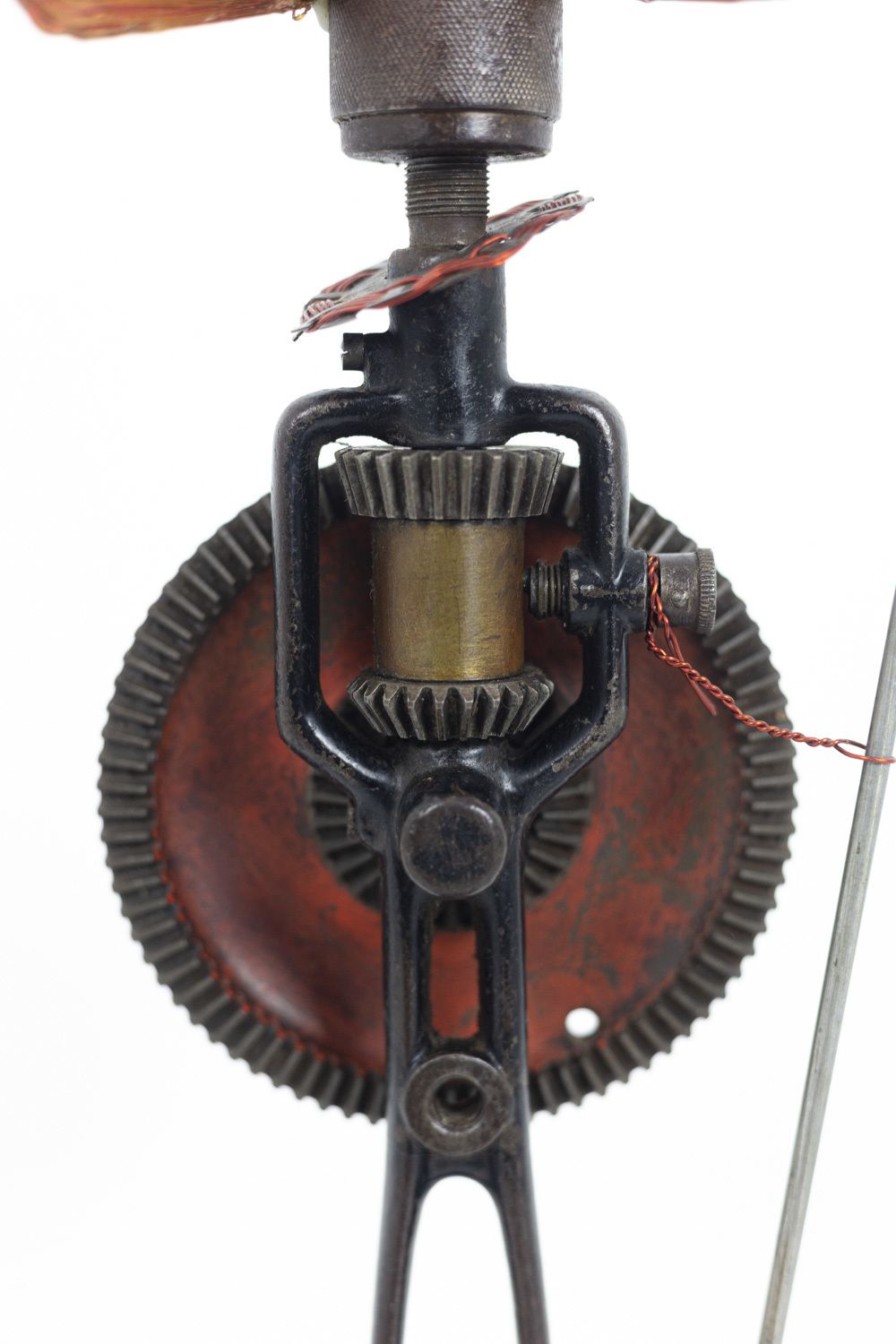 Bronze Sculpture, African Warrior, Late 20th Century photo vintage