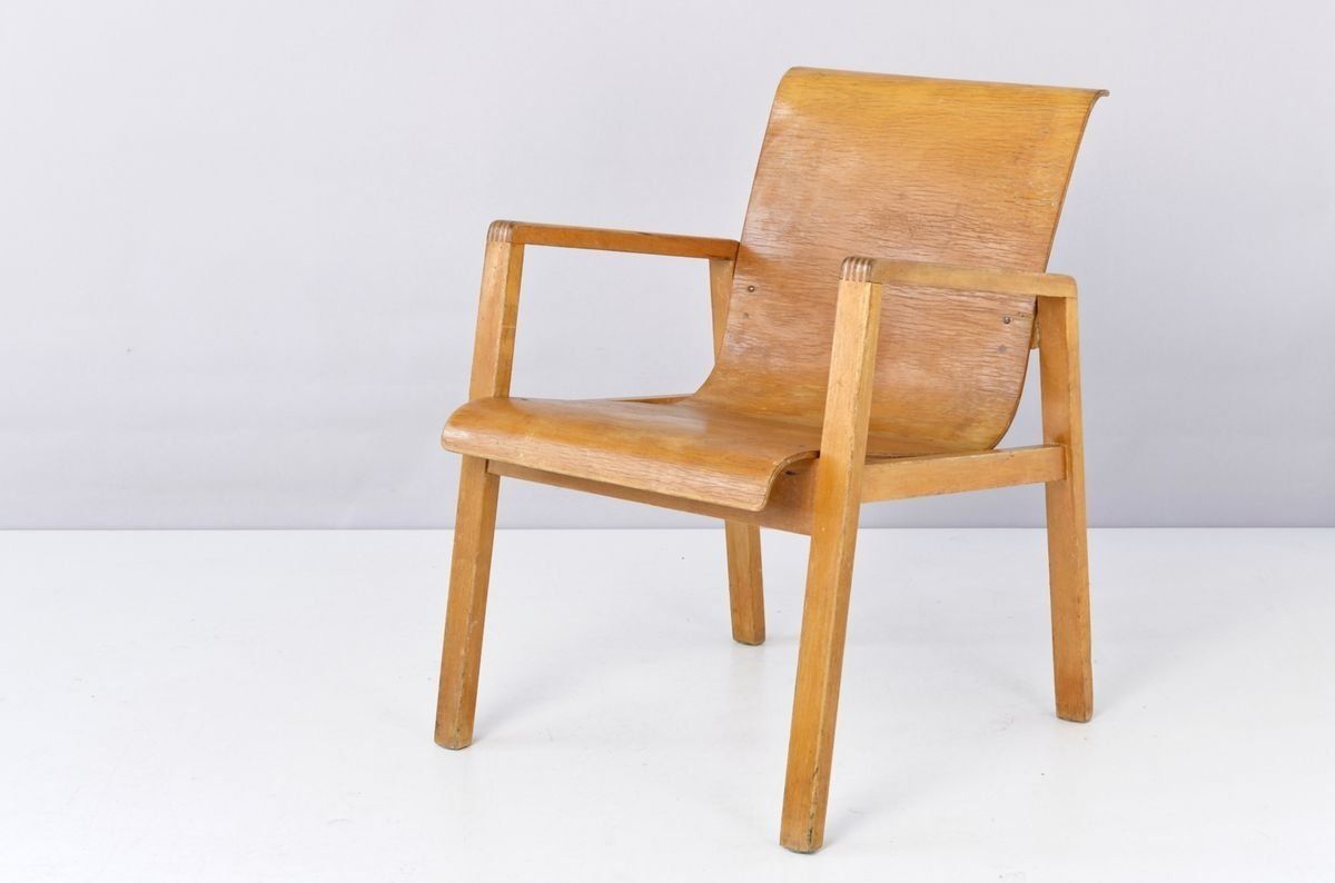Finnish Armchair By Alvar Aalto For Artek, 1932
