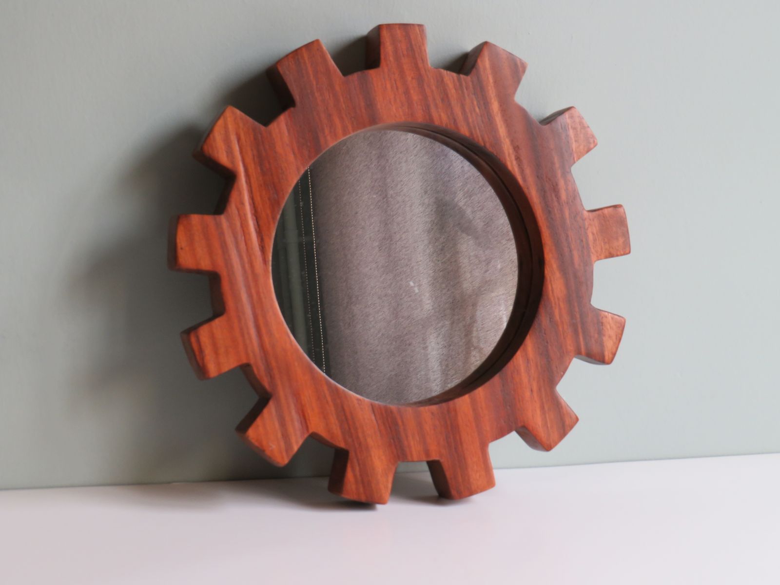 Scandinavian Teak Mirror, 1970s photo furniture