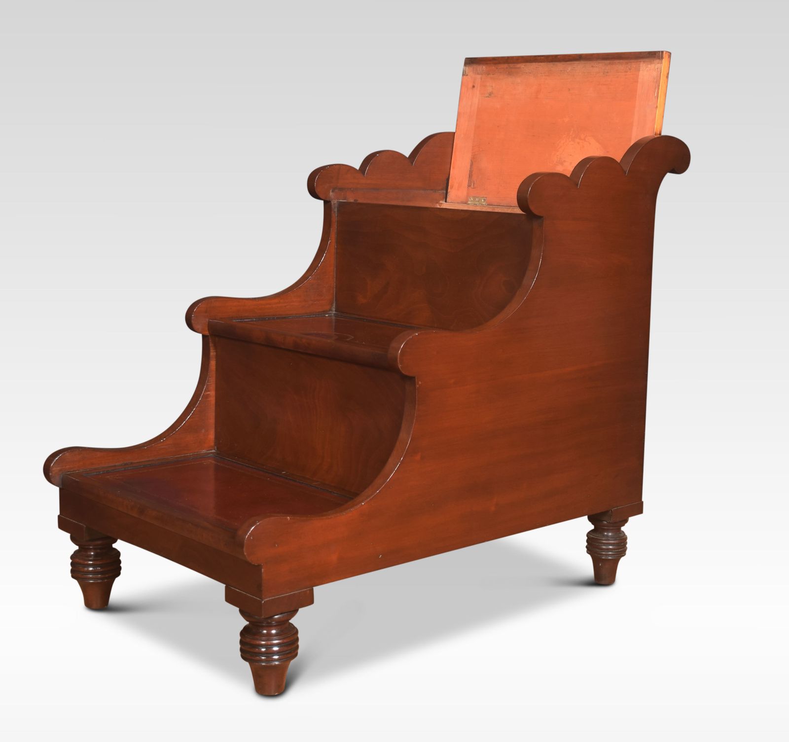 19th Century Mahogany Library Steps photo Home Decor