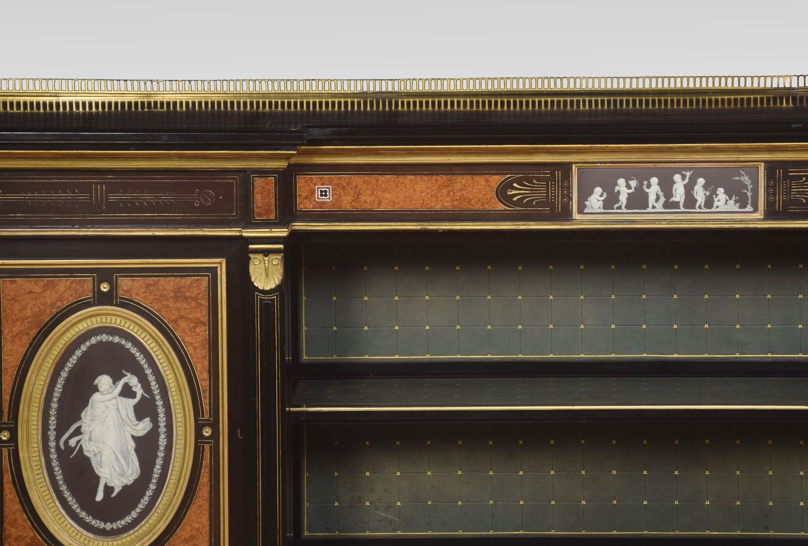 Superb Exhibition Quality 19th Century English Coromandel Cabinet By Lamb Of Manchester photo vintage