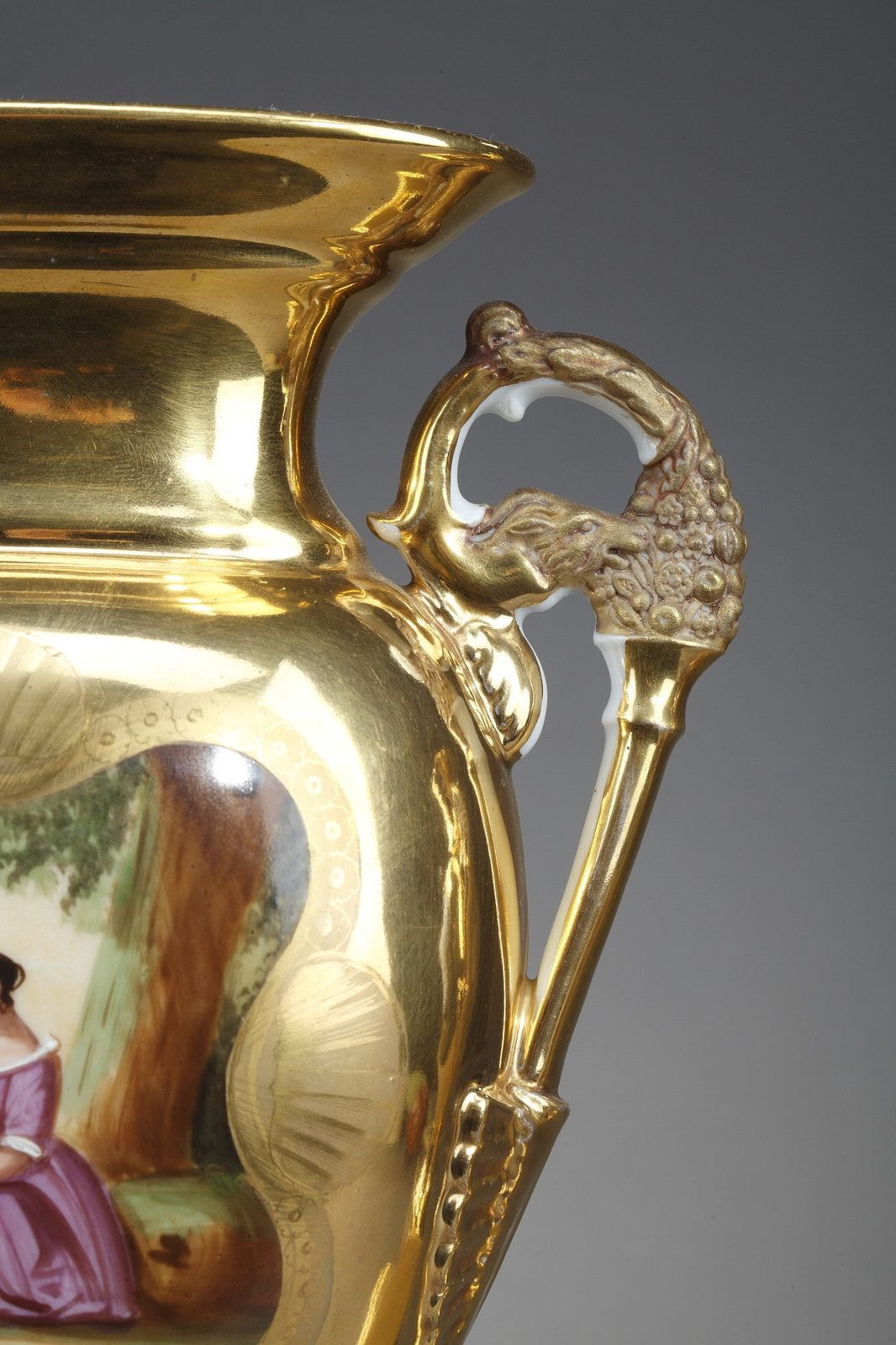 photo vinterior Paire de vases d'oratoire en porcelaine de Paris