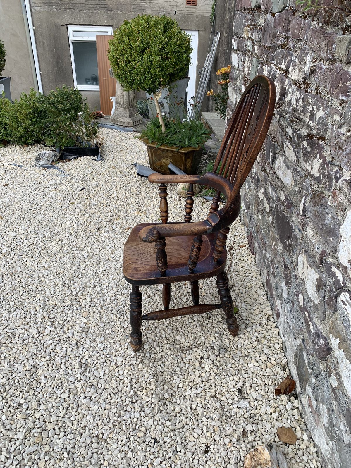 19 Th Century Broad Arm Windsor Chair photo furniture