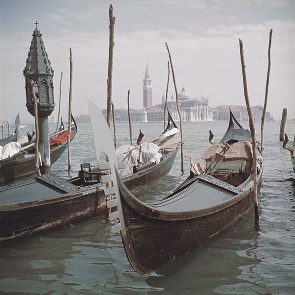 ' Venice Gondolas ' By Slim Aarons Oversized C Type