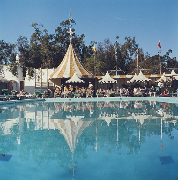 ' Beverly Hills Hotel ' By Slim Aarons Oversized C Type