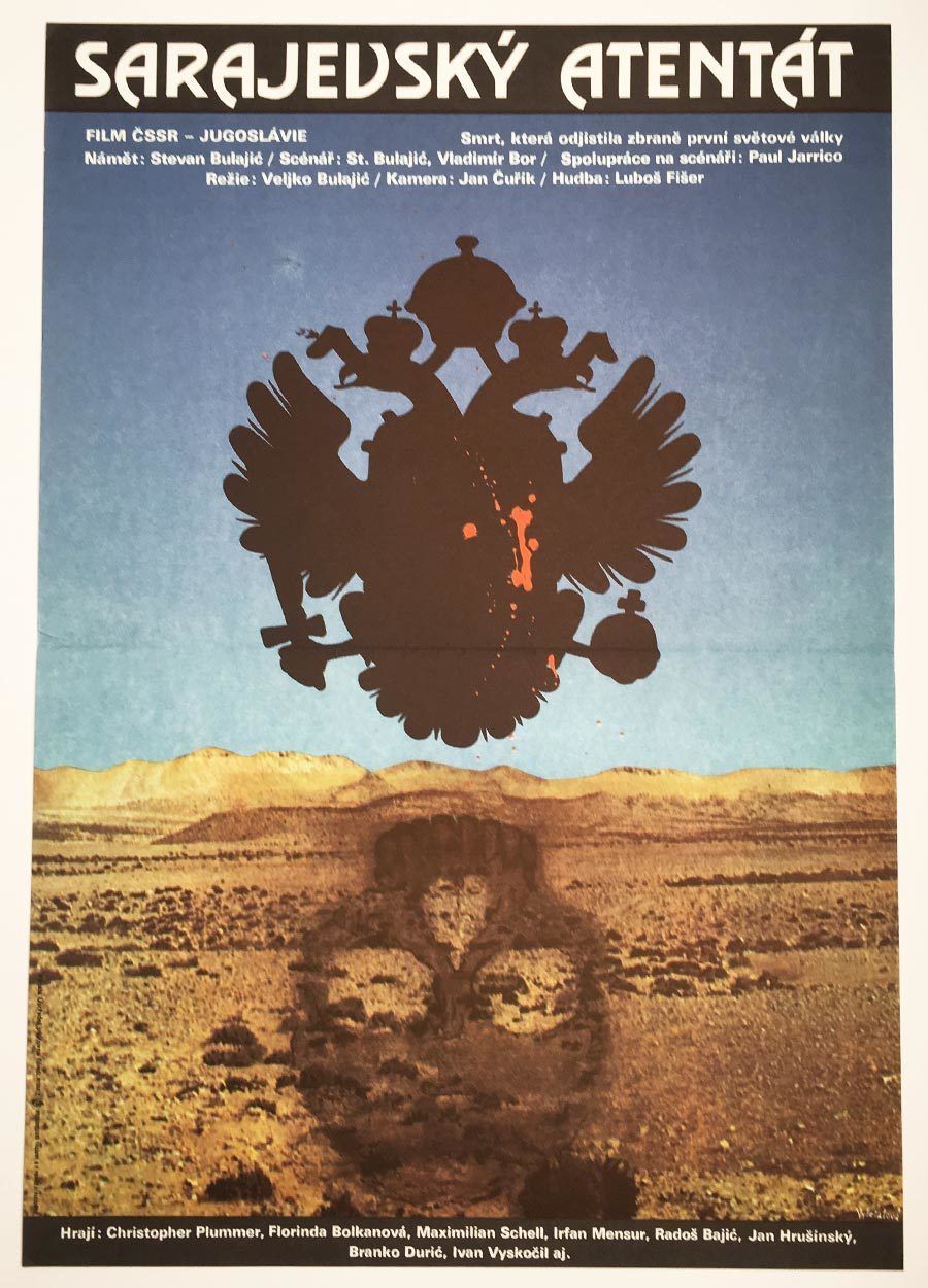 Original Film Poster, The Day That Shook The World, Olga Poláčková Vyleťalová, 1976, Genuine Czech Vintage Print