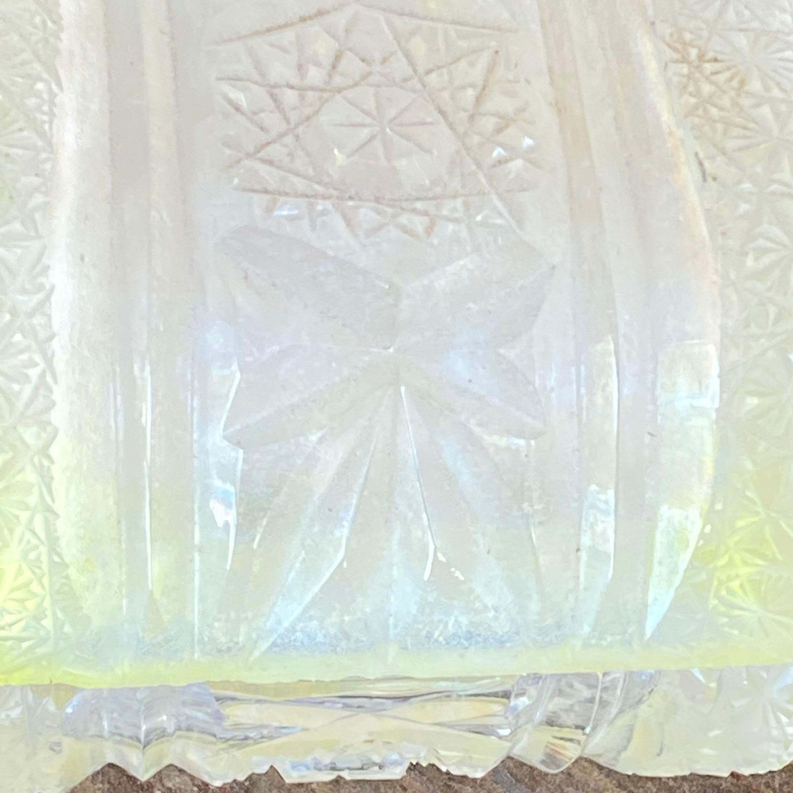 Butter Dish In Beveled Glass Or Crystal, France 1970 photo Home Decor
