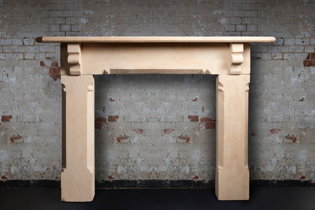 Original Victorian Stone Surround. One Of A Pair. Price Is Per Fireplace.