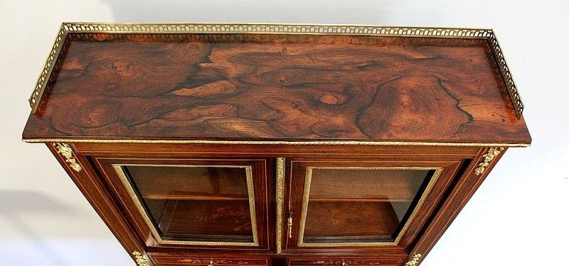 Small Showcase Desk, Napoleon III Period, Mid 19th Century photo Furniture