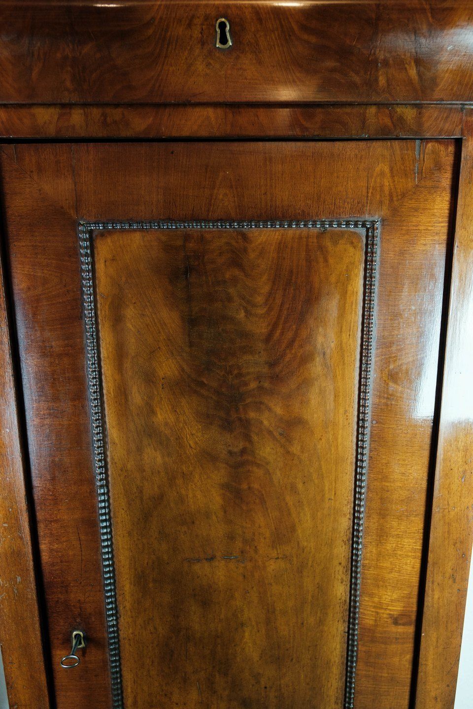 Pedestal Cabinet In Mahogany On Feet From 1840s. photo furniture