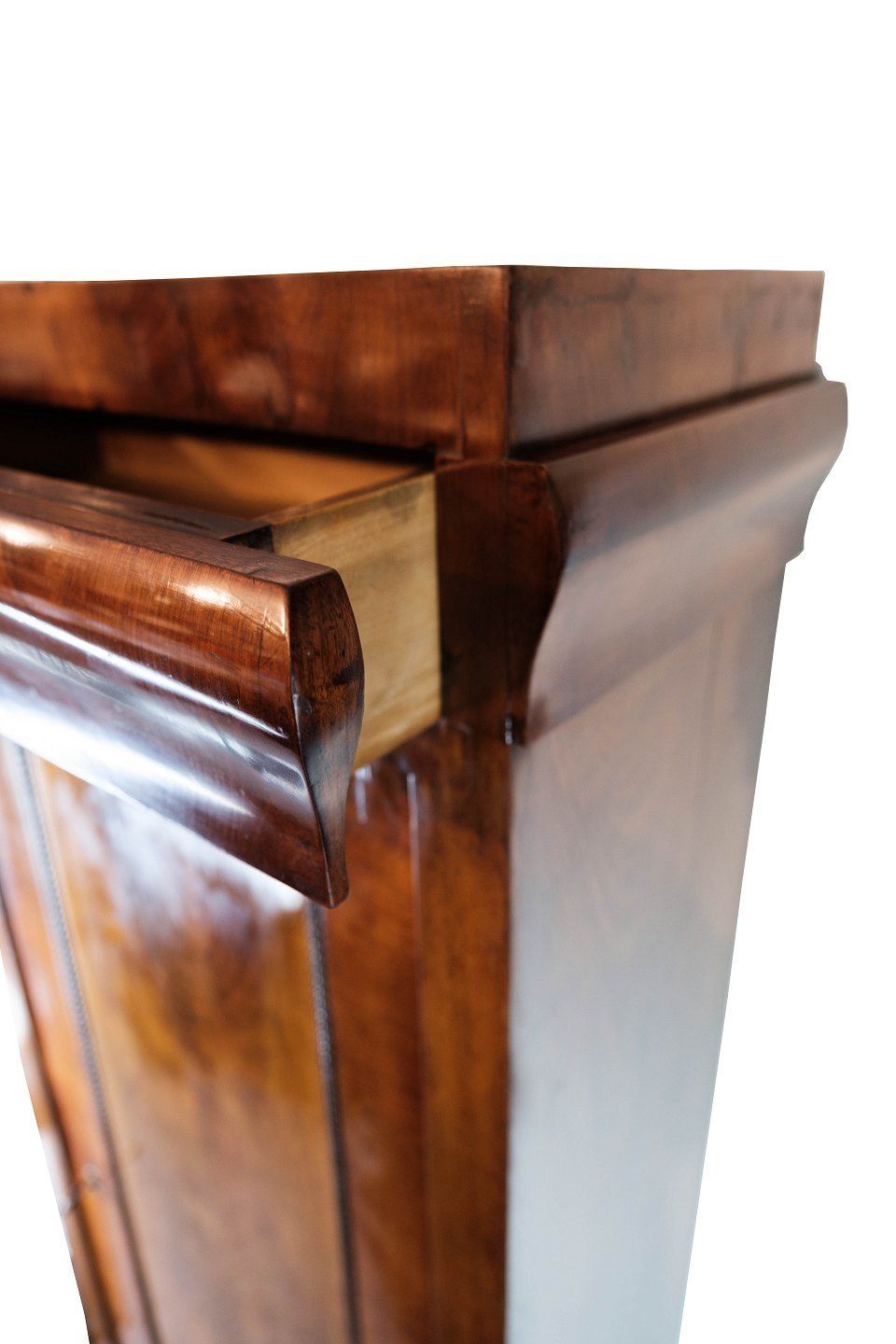 Pedestal Cabinet In Mahogany On Feet From 1840s. photo vinterior