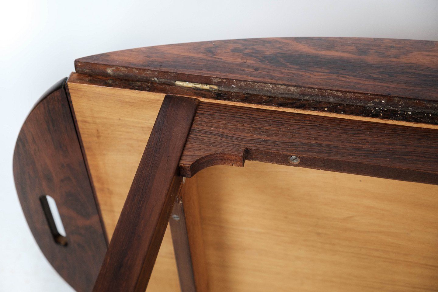 Butler Table In Rosewood And Of Danish Design From The 1960s. photo vintage