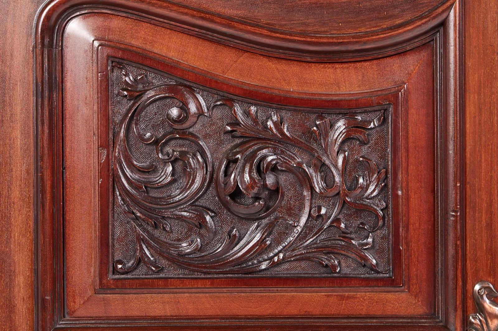 Quality Antique Carved Mahogany Sideboard By Maple & Co photo furniture
