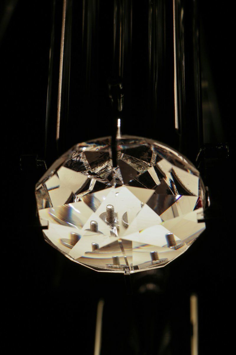 2200.0 Chrome Pendant Lamp Attributed To Goffredo Reggiani, 1970s photo