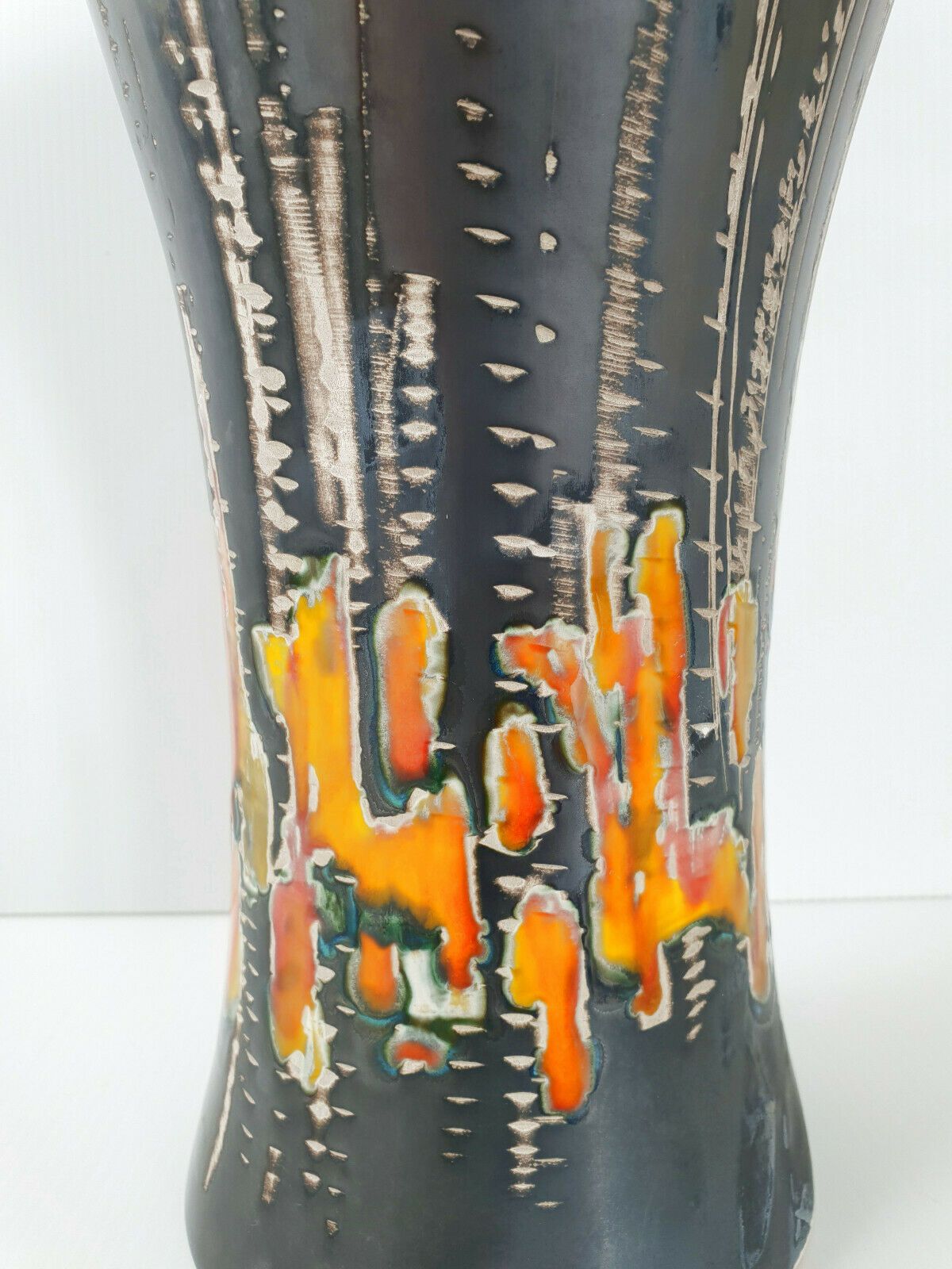 Diabolo Ceramic Vase By Jean Varoqueaux 1960 Poterie Perigourdine 60s photo Home Decor