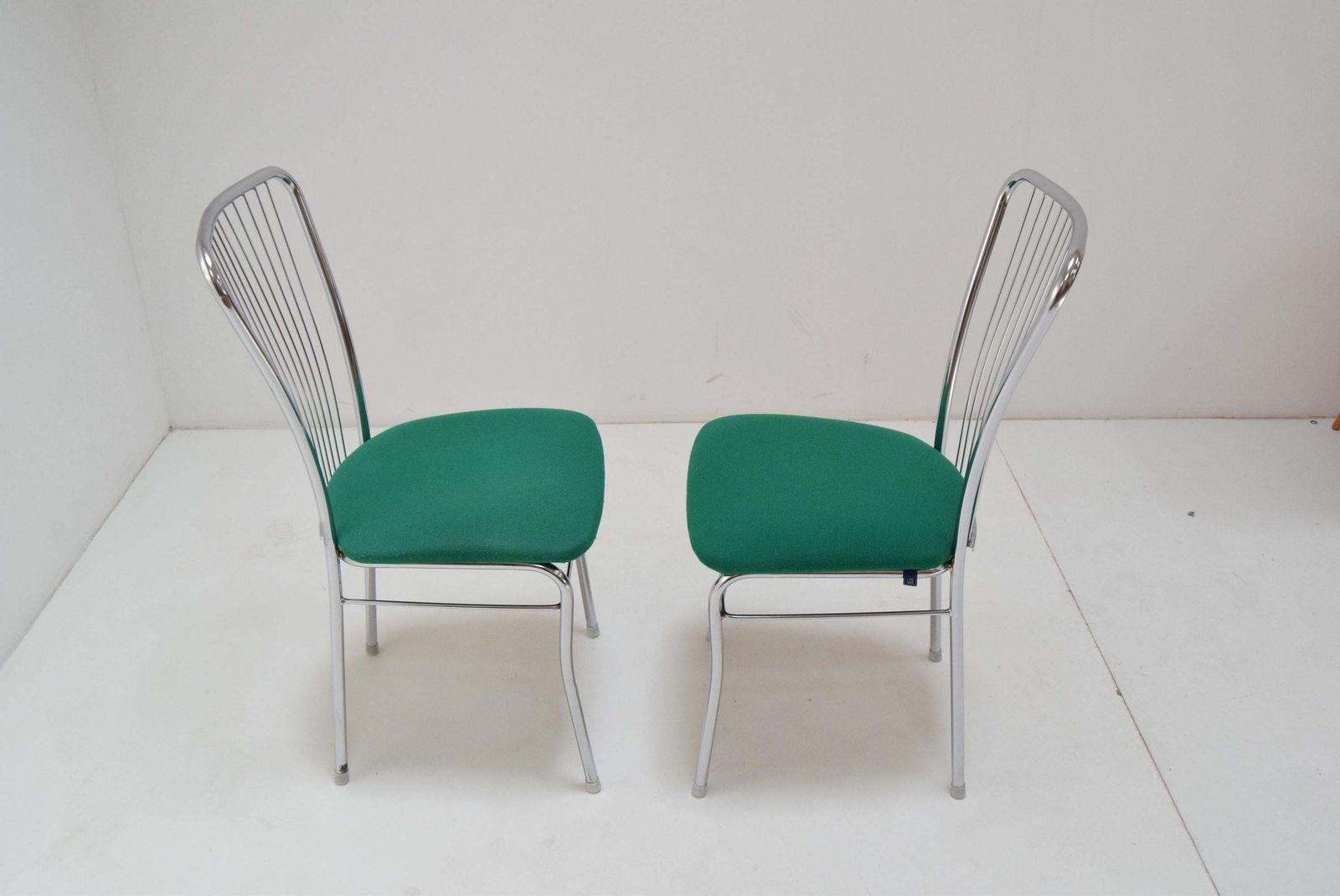 Pair Of Mid Century Chrome Chairs,Nowy Styl,Circa 1980s photo Furniture
