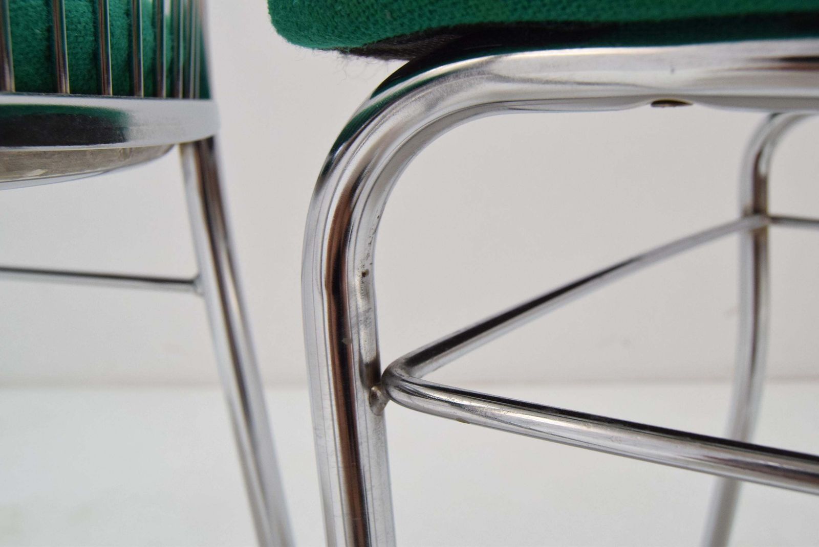 photo buy Pair Of Mid Century Chrome Chairs,Nowy Styl,Circa 1980s