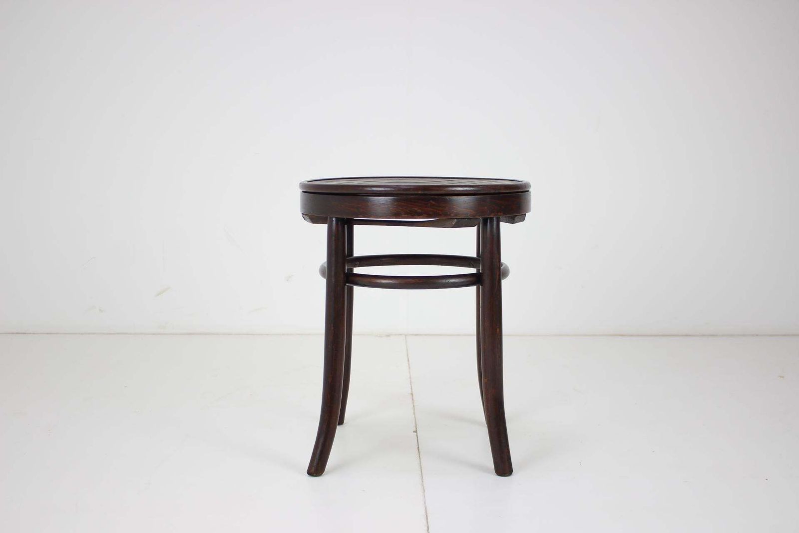 Wooden Stool Fischel, In Style Of Thonet, Circa 1910s photo furniture