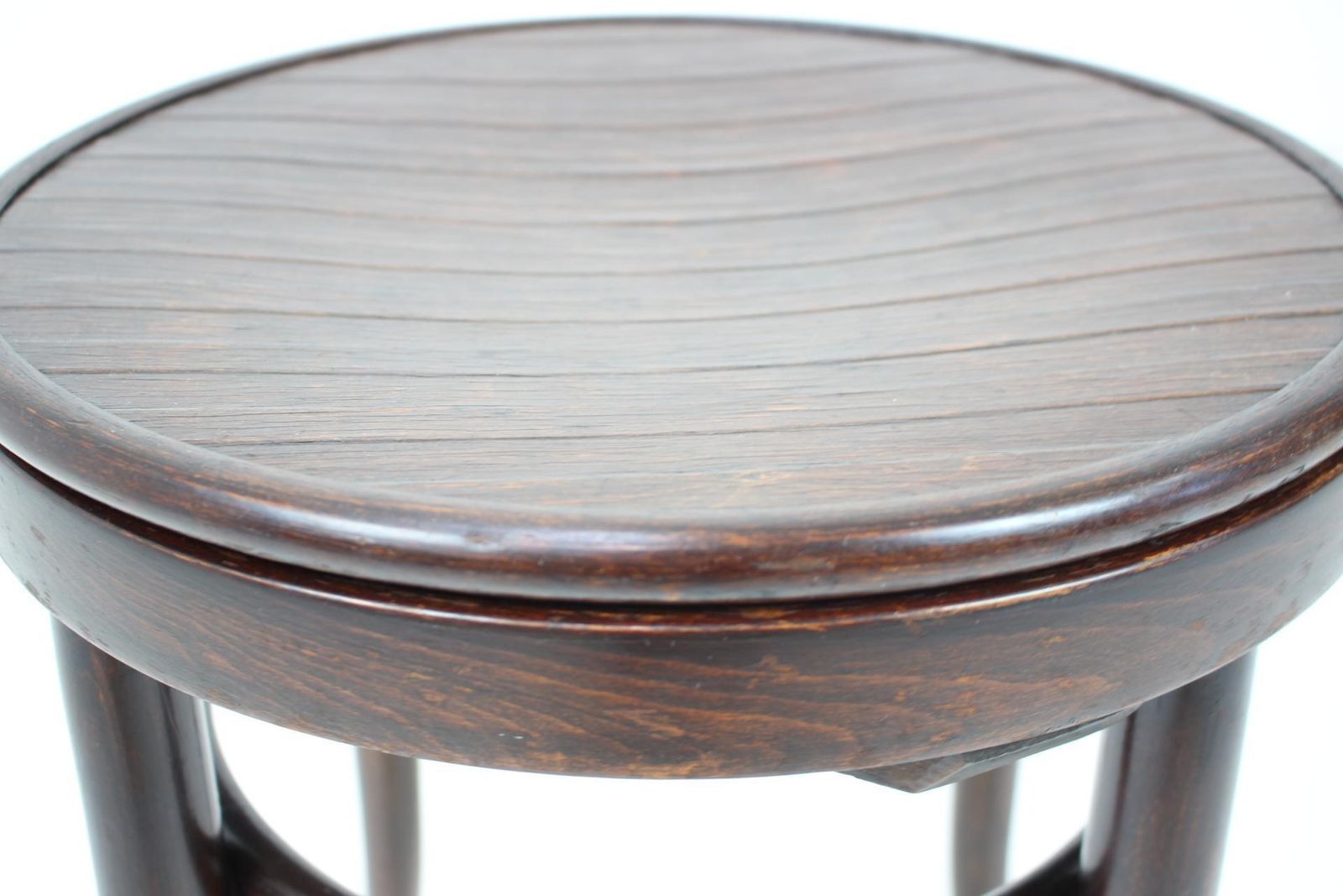 Wooden Stool Fischel, In Style Of Thonet, Circa 1910s photo for sale