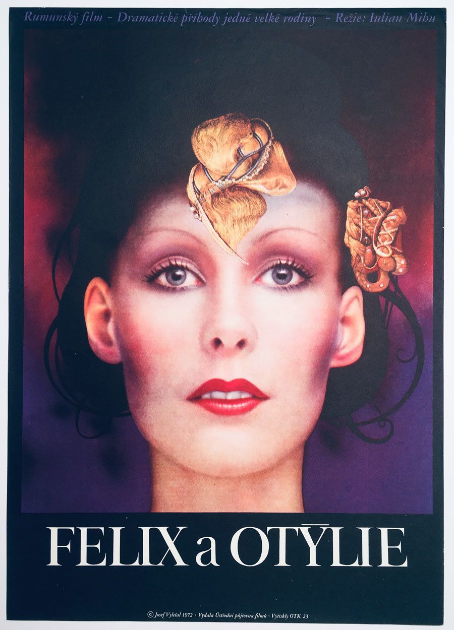 Movie Poster, Felix And Otilia, Josef Vyleťal, 1972