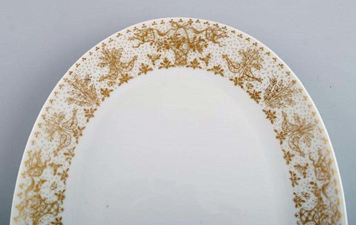 Bjørn Wiinblad For Rosenthal, Two Oval Serving Dishes In Porcelain photo for sale