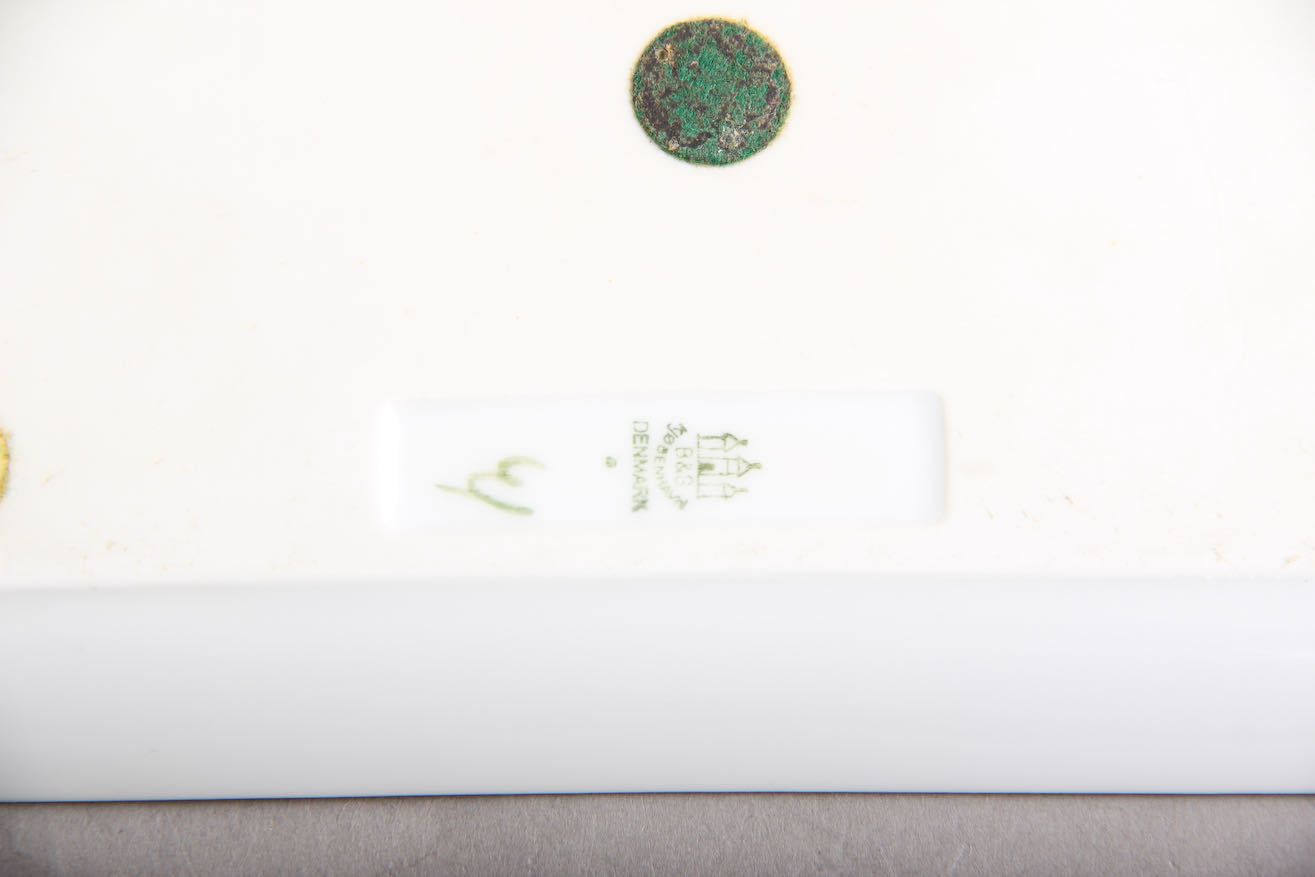 Danish Dish, Porcelain Bing & Grøndahl. 1960s. photo 80.0