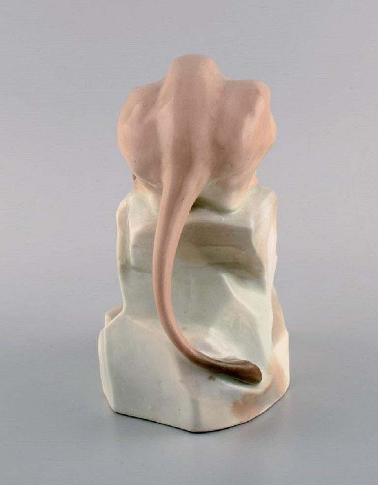 Amphora, Czechoslovakia, Hand Painted Art Deco Porcelain Figurine Of A Lion photo 366.0