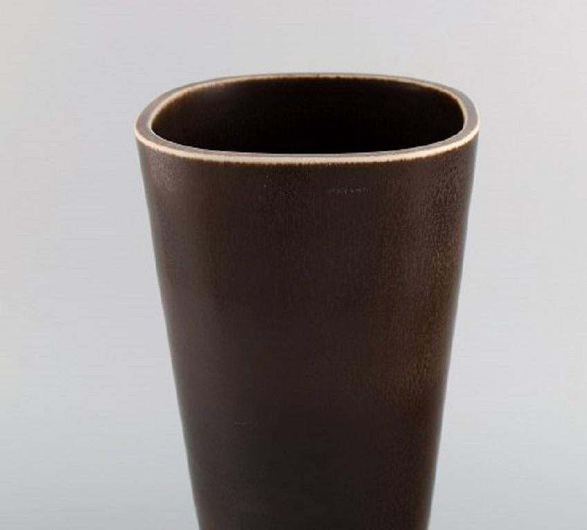 Berndt Friberg For Gustavsberg Studiohand, Large Vase In Glazed Stoneware photo 3661.0