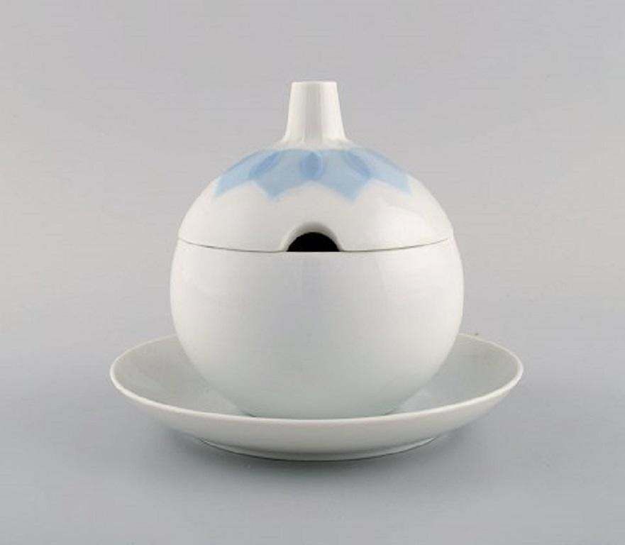 Bjørn Wiinblad For Rosenthal, Two Lotus Sauce Boats In Porcelain photo for sale