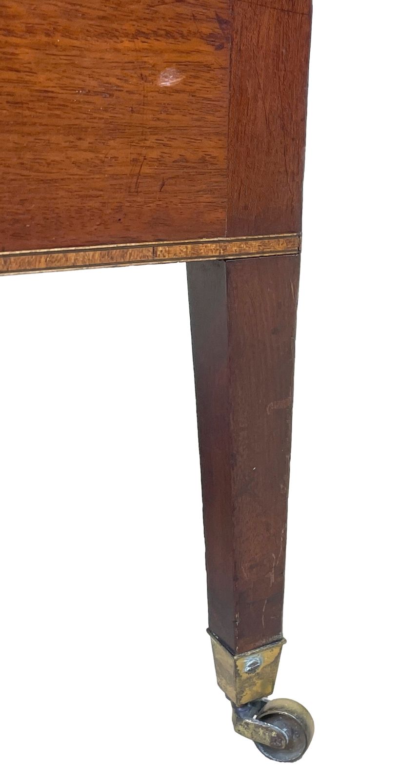 Mahogany Georgian Boat Shaped Canterbury (England, Circa 1800) photo vintage