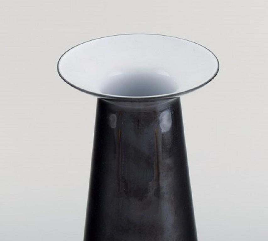 Stölzle Oberglas, Austria Four Beatrice And Nora Vases In Black Art Glass photo Home Decor
