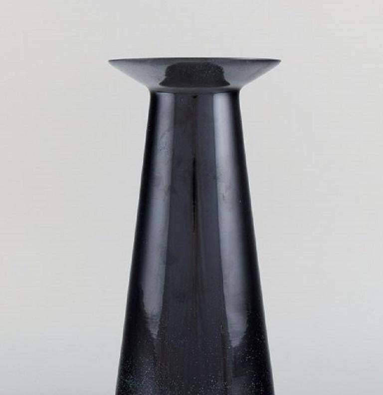 Stölzle Oberglas, Austria Four Beatrice And Nora Vases In Black Art Glass photo 351.0