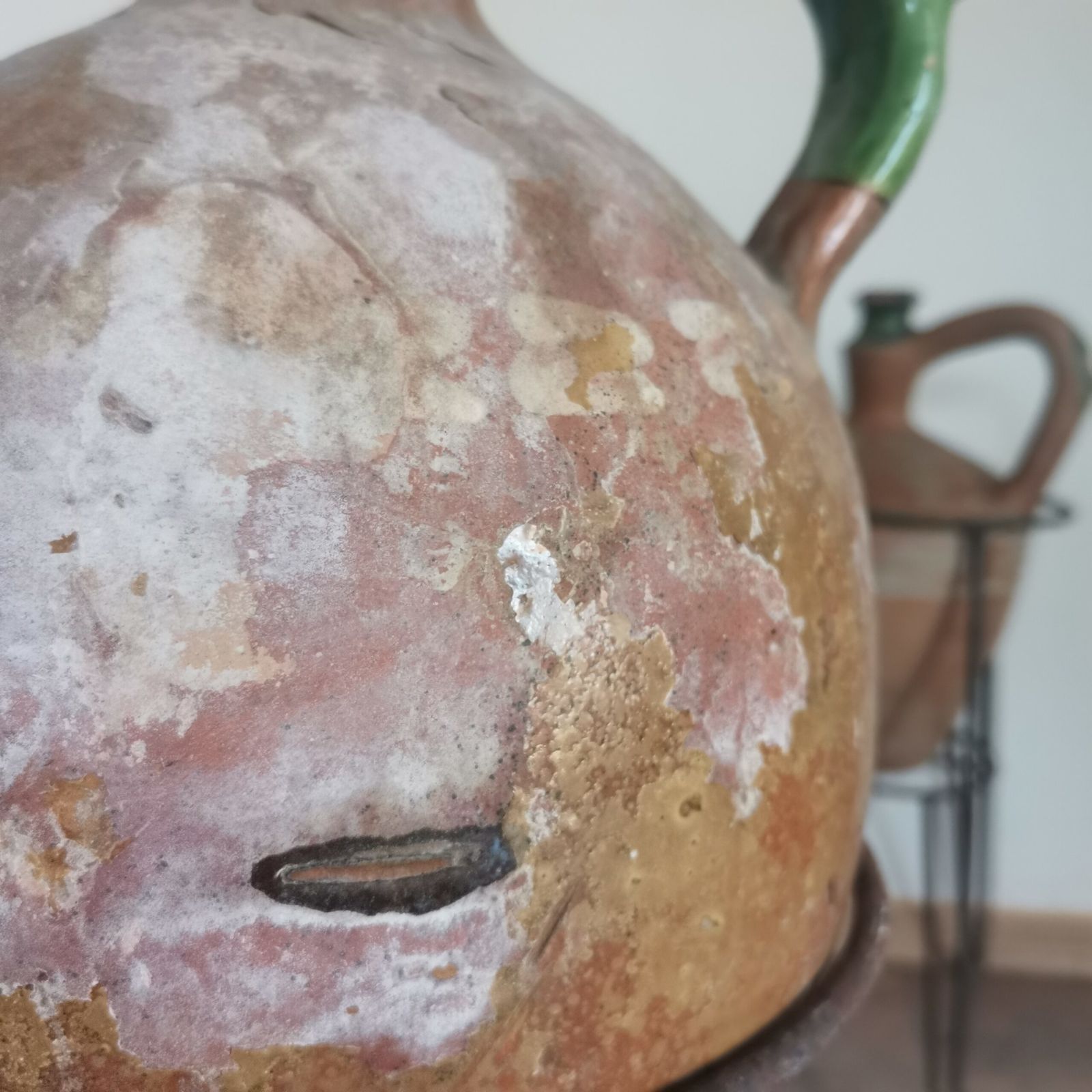 Beautiful Antique Set Of 3 Terracotta Pots From Central Europe photo buy