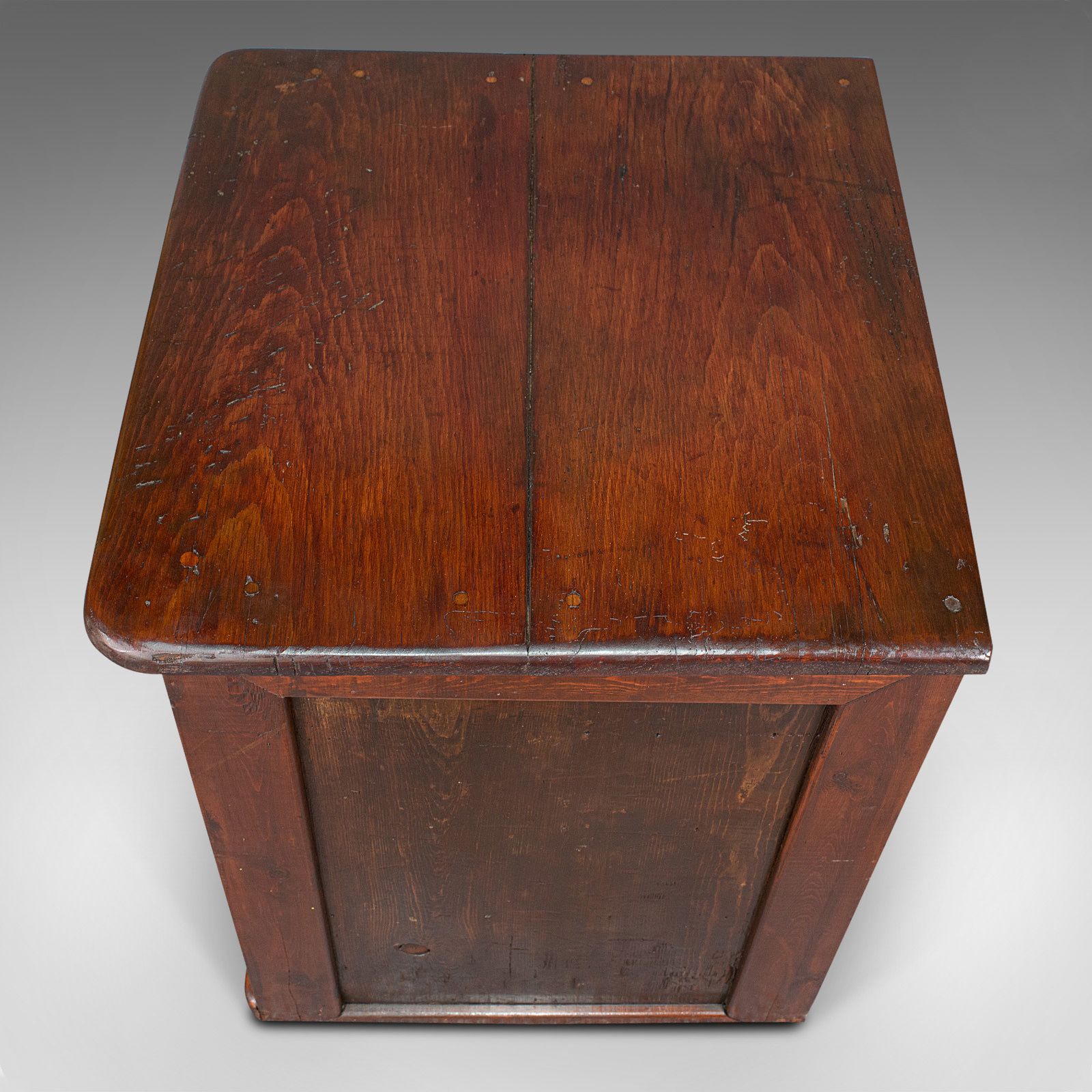photo furniture Antique Chest Of Drawers, English, Pitch Pine, Shop Retail, C.1870