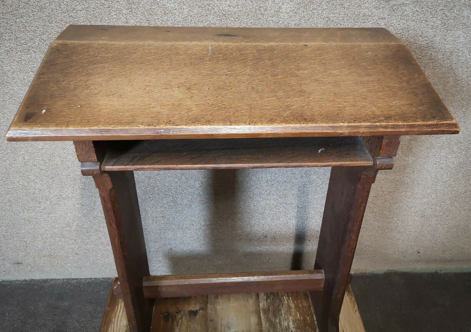 photo furniture Antique Oak & Pine School Desk