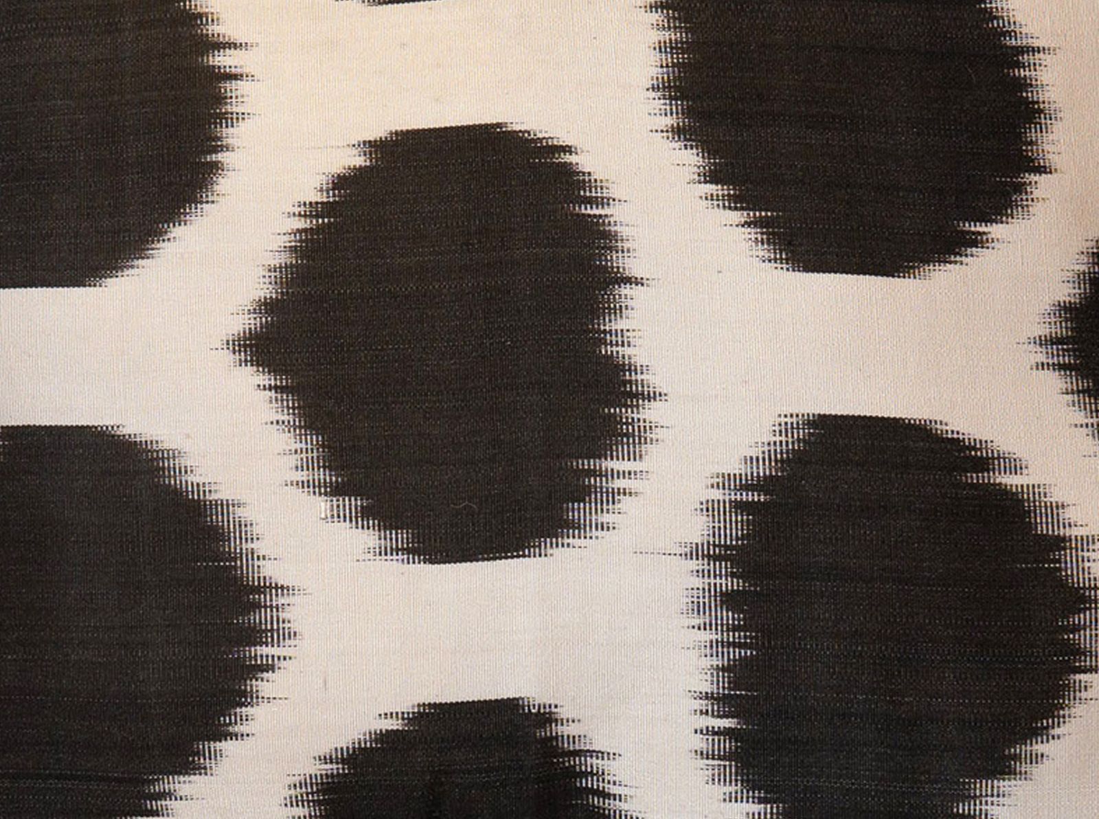 Handmade Black White Cotton And Silk Cushion Cover Modern Style Scatter Pillow photo Textiles